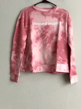 Ali & Mally x Peace Love World Tie-Dye Sweatshirt - Pink (Sz XXS) a388416 --