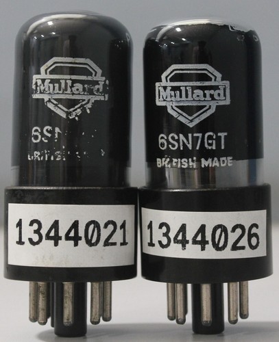 6SN7GT VT231 KENRAD Black Base Mil Grade made In UK amplitrex AT1000 Tested - Picture 3 of 9