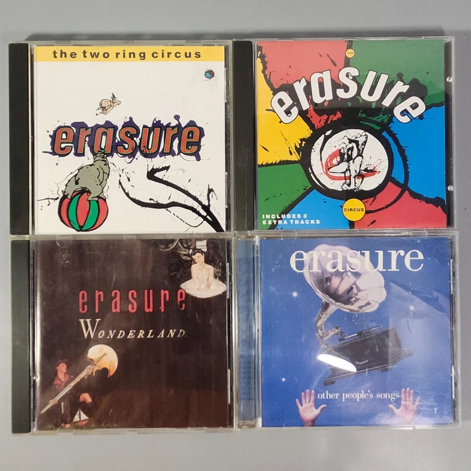 Erasure 10 CD Lot English Duo 1980s Synth-Pop Dance Music Andy Bell Vince Clarke Foto 3 de 4