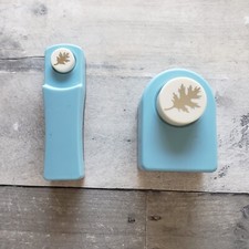 Set of Two Leaf Craft Paper Punches