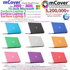 NEW mCover Hard Case for 15-inch Microsoft Surface Laptop 3 / 4 / 5 after 2019