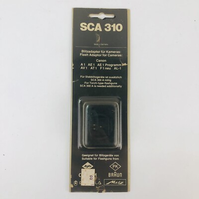 METZ Flash Adapter SCA 310 For CANON Camera A-1/AE-1/F-1/AV-1/T50 NOS Sealed