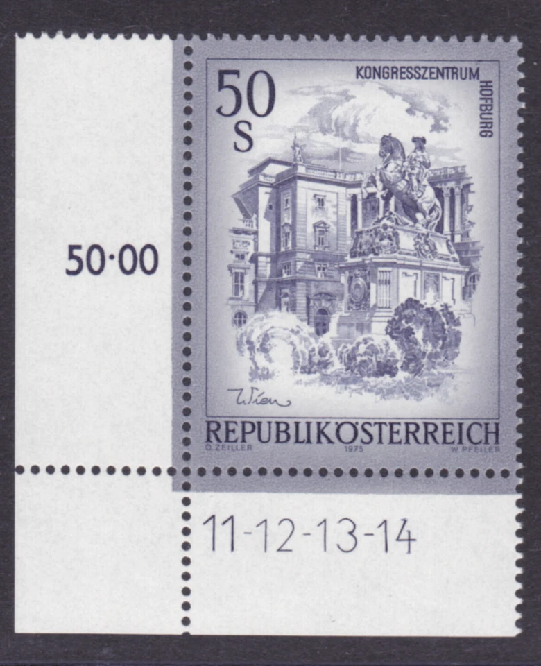 Ö.1975 ANK.Nr.1601a Michel Nr.1478ya mit Symbolzahl 11-14 postfrisch** - Bild 1 von 1