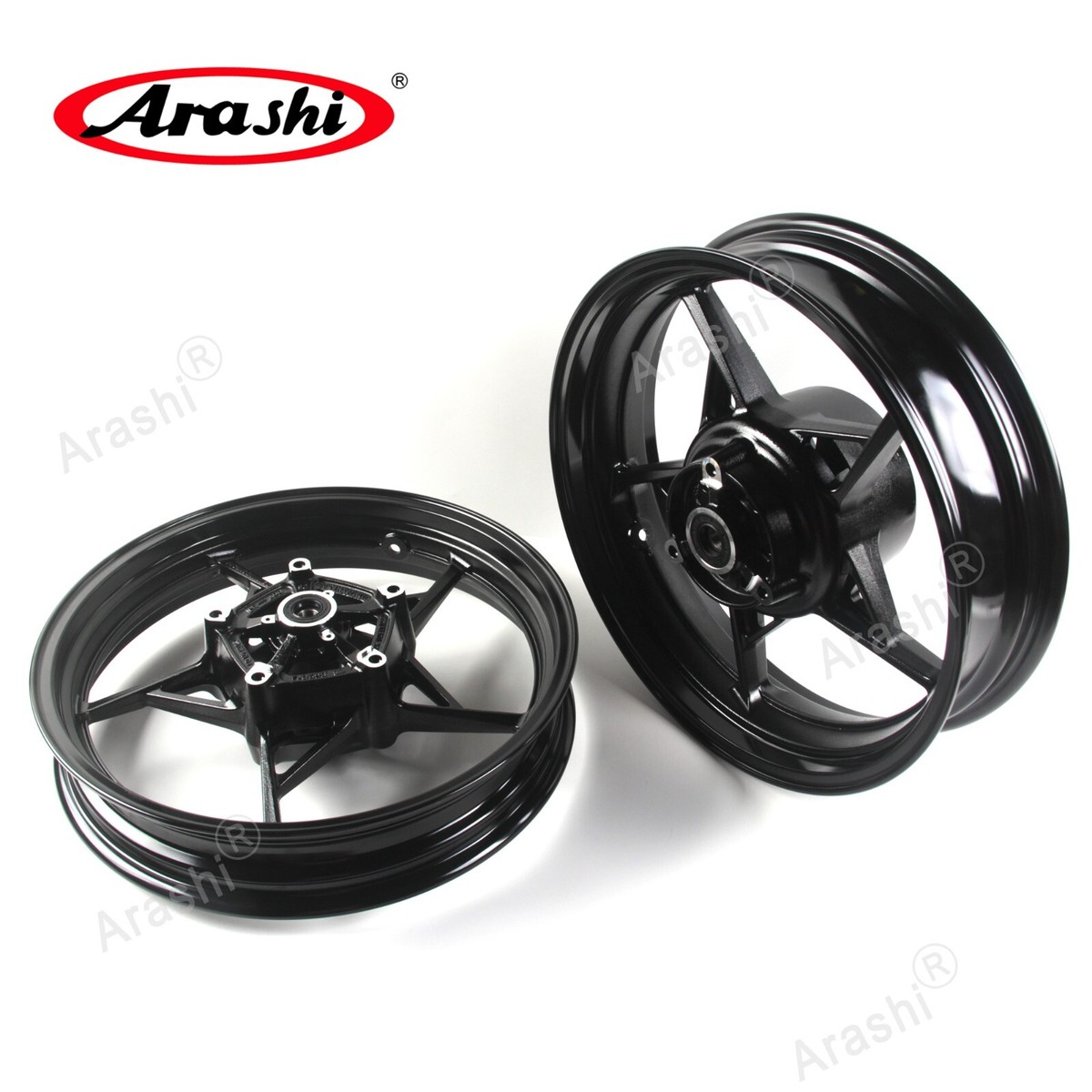 0380　嵐　Five for Kawasaki Ninja 500 /ABS 2024 2025 Arashi Front Rear Wheel Rim