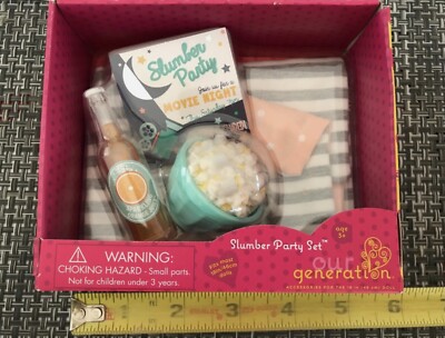 Our Generation Retro SLUMBER party  Set for Most 18'' Dolls New