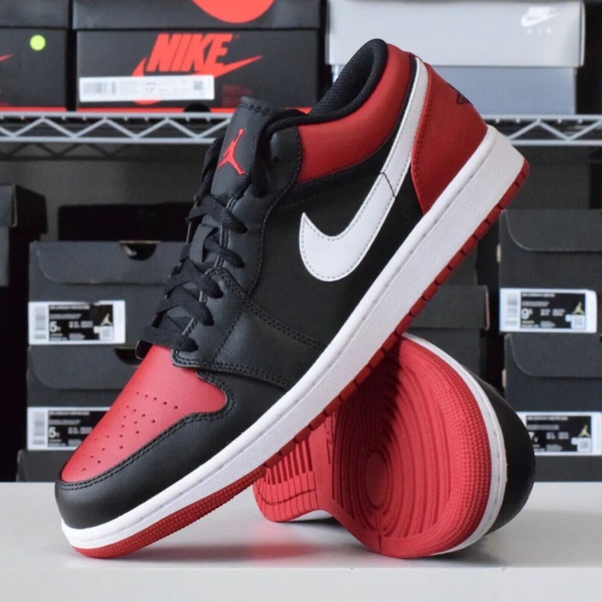 Air Jordan 1 Low Gym Bred Red Black Retro White Shoes 553558-066 Mens Size 12 | eBay Air Jordan 1 Low Gym Bred Red Black Retro White Shoes 553558-066 Mens Size 12 | eBay