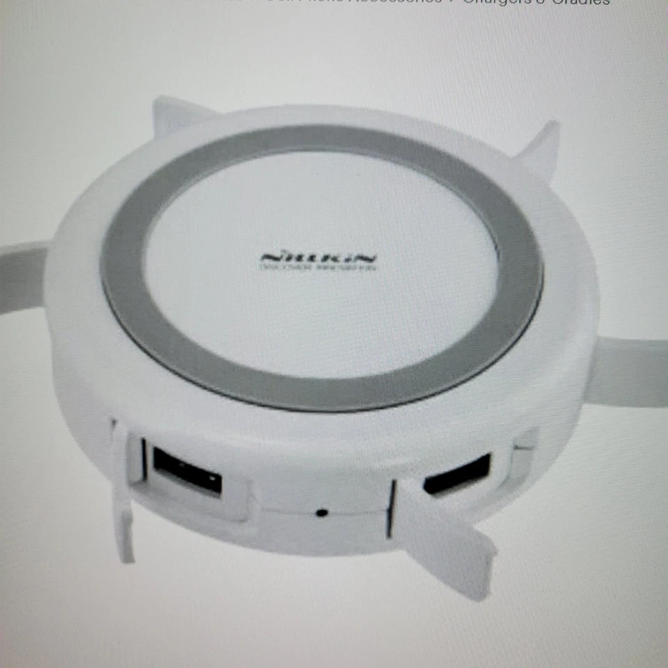 NILLKIN Multifunctional Wireless Qi Charger Charging 4 port USB Hub - Image 2 of 4
