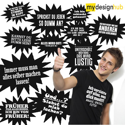 Tshirt mit Spruch Fun lustig witzig Sprüche witzig Motiv Aufdruck Shirt Geschenk