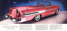 1957 Pontiac Star Chief Showroom Wall illustration 9 x 19 Giclee print