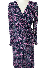 Lauren Ralph Lauren Dress Womens Size 4 Blue Floral Party Cocktail Lightweight