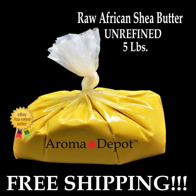 Raw Shea Butter Bulk Unrefined 100% Natural Organic Pure YELLOW Acne Face Cream