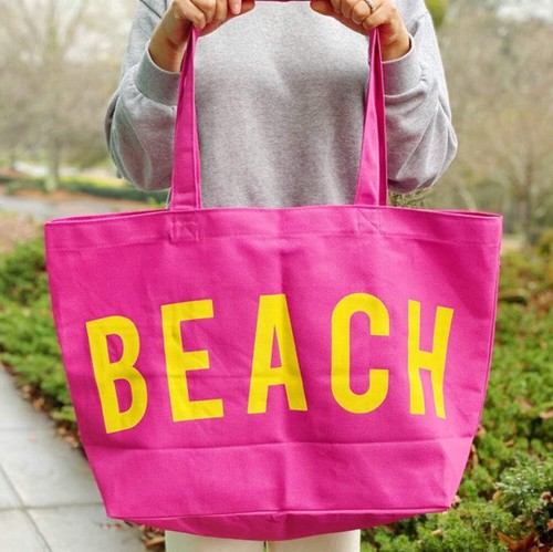Bolso de mano de lona de playa bien hecho - Imagen 14 de 15