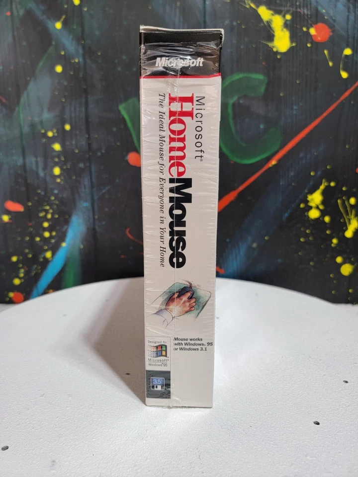 Vintage NEW Microsoft Home Mouse 9-Pin Serial Port Sealed In Box W/ Disk - Image 2 of 4
