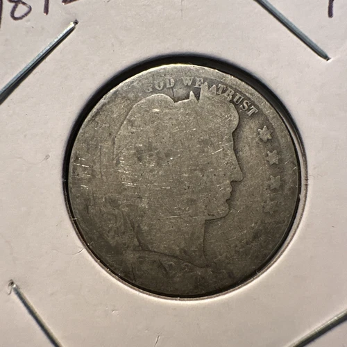 1892 25C Barber Quarter
