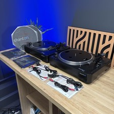 Stanton T.62 M2 Direct Drive DJ Turntable Decks T62 Pair Inc Warranty