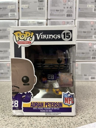 Funko Pop NFL Adrian Peterson Minnesota Vikings #15 Vaulted 🔥 🔥 🔥