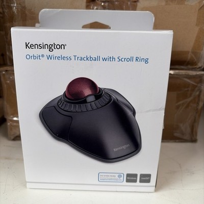 Kensington Orbit Wireless Trackball mit Scrollring schwarz (K70992WW)
