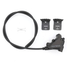 Shimano GRX BR-RX400 Hydraulic Disc Brake Caliper Flat Mount w/ Hose Pads