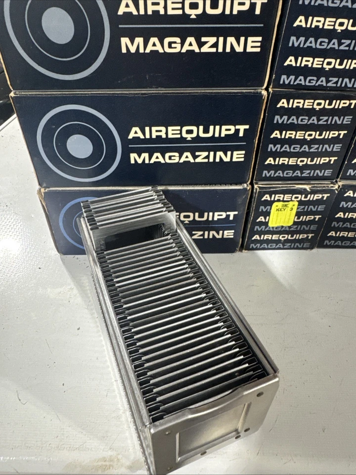 AIREQUIPT Lot of 9METAL SLIDE MAGAZINE TRAY HOLDS 36 2 x 2" 35mm SLIDES Lot3 - Image 3 of 4