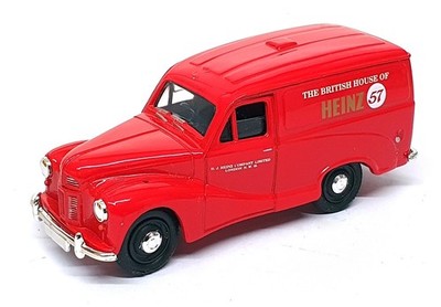 Vanguards 1/43 Scale VA3010 - Austin A40 Van Heinz - Red