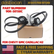 Serpentine Belt Drive Component Kit For Chevy GMC Cadillac Hummer 2003-2008