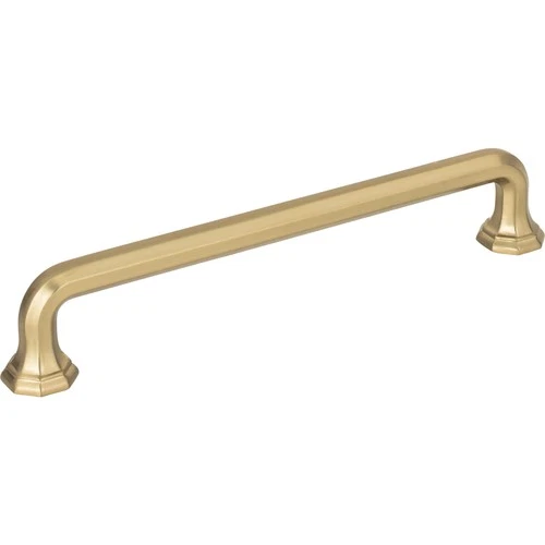 Atlas 421-WB Elizabeth Pull 6 5/16 Inch (c-c) - Warm Brass - Picture 1 of 2