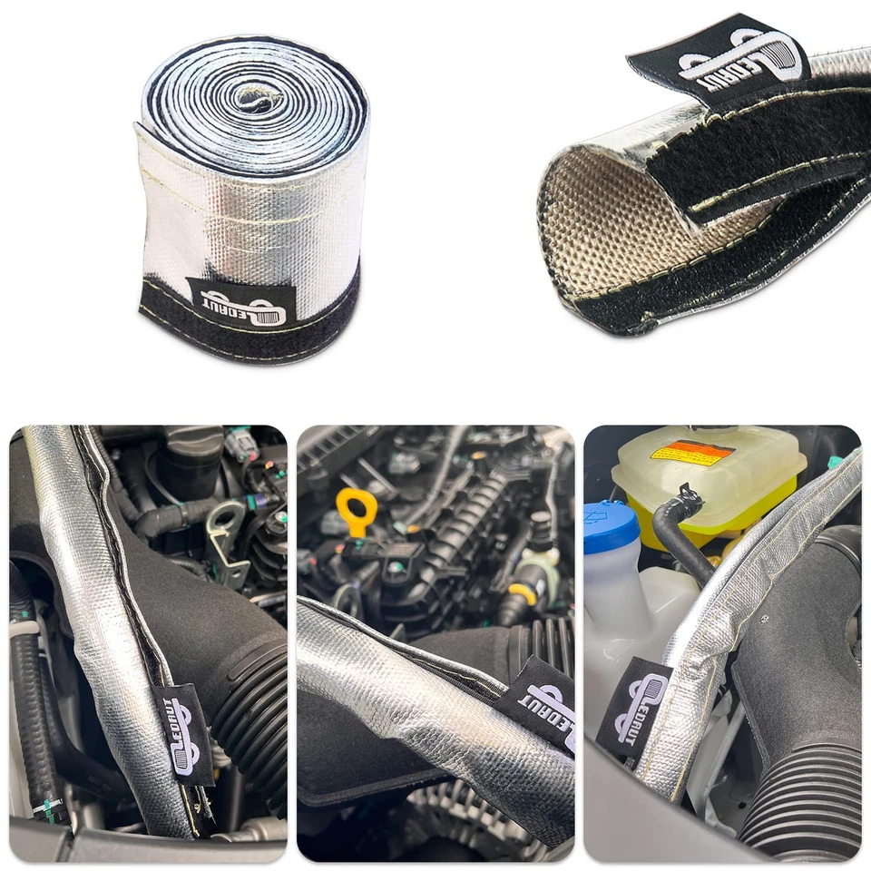 Capa protetora térmica aluminizada 1,5" I.D. X 10 pés com 20 gravatas com zíper - Imagem 3 de 4