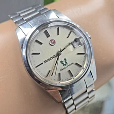 Vintage RADO Green Horse men's automatic watch Date swiss made 1970s