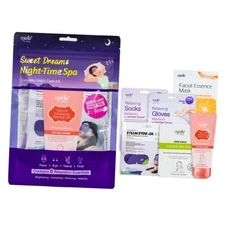  Sweet Dream Night-Time Spa Kit, 6 Relaxation Essentials, At-Home Spa Kit for 