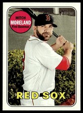 2018 Topps Heritage Mitch Moreland Boston Red Sox #625