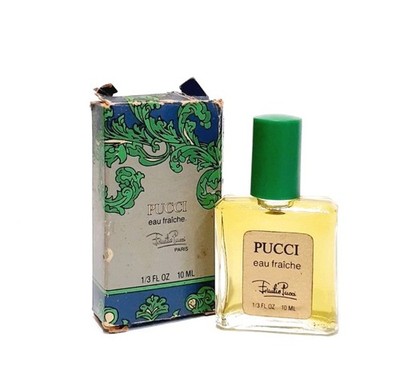 Vintage Emilio Pucci Eau Fraiche 1/3 oz Rare SEE DESCRIPTION Free Ship!
