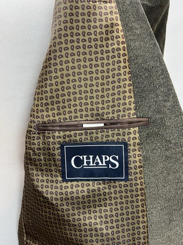 Chaps Ralph Lauren NWT $175 Men's 46R Corduroy Elbow Patch Sport Coat Blazer - Picture 6 of 9