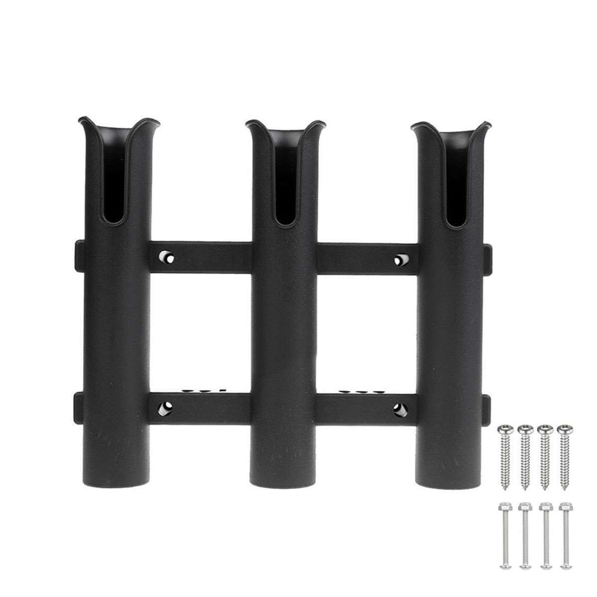 3 Tube Fishing Vertical Rod Holder Rack