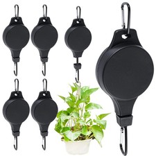 Plant Pulley Retractable Hanger Adjustable Heavy Duty, Indoor Outdoor Hanger