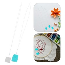  20pcs Long Punch Needle Threaders - Punch Needle Threading Tool Stitching