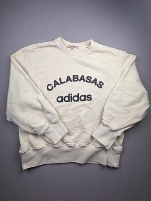 Adidas Yeezy Season 5 Calabasas Sweatshirt Mens XS Cream Crewneck