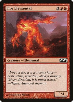 Feuerelementar (Magie 2013 130) - Common Magic: The Gathering Karte