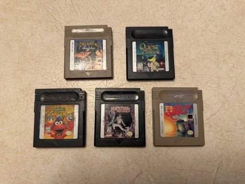 Nintendo Gameboy Game Cartridge Lot Of 5 TESTED