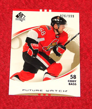 CODY BASS SENATORS 2007-08 SP AUTHENTIC RC #182 926/999 (H-2914)