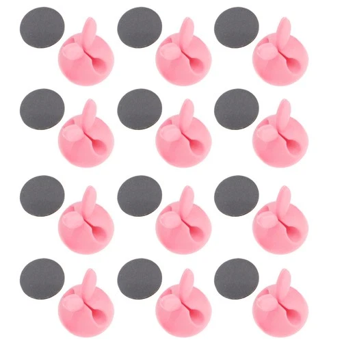 4 Pieces Schreibtisch Kabelhalter Klebenkabelclips Datenkabelclips
