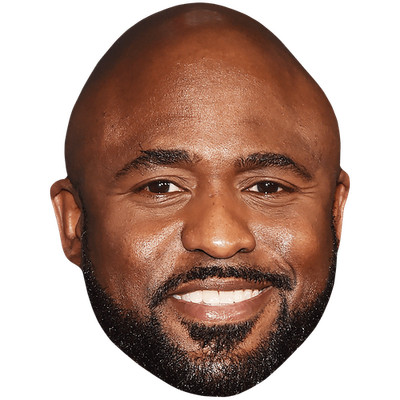 Wayne Brady (Smile) Celebrity Mask, Flat Card Face, Fancy Dress Mask