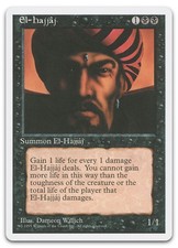 El-Hajjaj #18 (LP) Fourth Edition 4ED Magic MTG