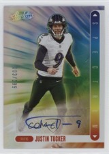 2024 Panini Absolute Spectrum Signatures 3/199 Justin Tucker #SS-JTR Auto s1i