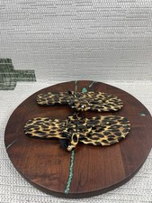 Tory Burch Sandals Womens Size 9 M Miller Flip Flops Brown Leopard Slip On Thong