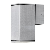 AußEn-Wandleuchte Monza, GU10 Max. 35W, Aluminium Eloxiert / Klarglas