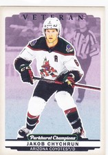 2022/23 PARKHURST CHAMPIONS..JAKOB CHYCHRUN..COLOR VARIANT..CARD # 31..COYOTES