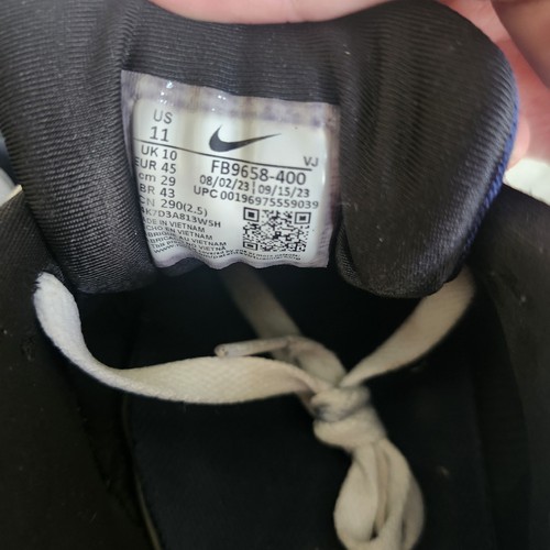 Nike Air Max 90 Shoes Mens 11 Midnight Navy Blue White Gum Sneakers FB9658-400 - Picture 18 of 20