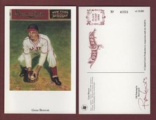 GENE BENSON, Philadelphia Stars ~ Negro Leagues (Ron Lewis art Postcard)