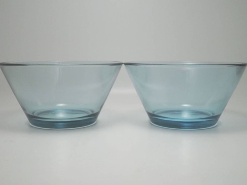 Cuenco iittala Kartio x 2 piezas. 390ml【Transferencia de color】 Azul claro KAJ FRANCK - Imagen 8 de 8