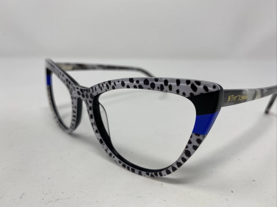 Betsey Johnson Tutti Frutti WHT 54-18-140 White Print Sunglasses Frame &W88 - Image 2 of 4